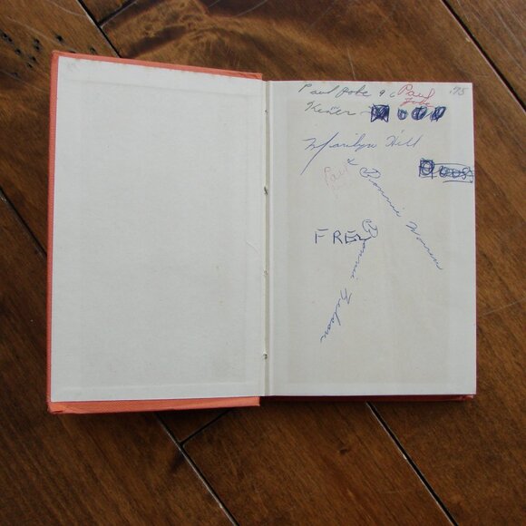 Vintage Books Bundle of 3 Red Orange Rustic Decor 50s Collectible - Picture 13 of 16